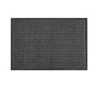 Tappetini for porte d'ingresso, zerbino di benvenuto, zerbino in gomma resistente antiscivolo impermeabile, tappetini for pavimenti dal design a basso profilo for l'ingresso(Dark grey,45cmx75cm)