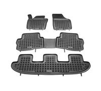 Tappetini gomma per Volkswagen Sharan II 7 posti 09.2010-03.2022 MTM 3D cod. 577