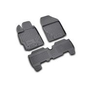 TAPPETINI GOMMA SU MISURA TOYOTA YARIS 2006 2010 SET 3 PEZZI ANTISCIVOLO RESISTE