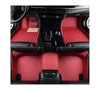 Tappetini Gomma Universali Tappetini auto personalizzati per Alfa per Romeo per Stelvio dal 2017 al 2022 dettagli interni auto accessori auto moquette(Rosso)