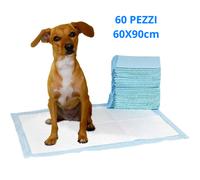 Tappetini Igienici 60x90cm 60pz Assorbenti Traversine Cani Gatti Conigli