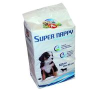 Tappetini igienici per cani Super Nappy 90x60 cm 50 pz