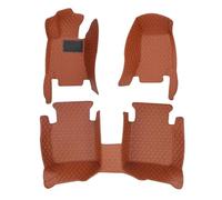 Tappetini Impermeabili Interni Auto Accessori Per T&oyota Per Yaris 2008-2013(Full Set-Brown)