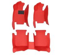 Tappetini Impermeabili Interni Auto Accessori Per T&oyota Per Yaris 2008-2013(Full Set-Red)