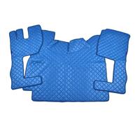 Tappetini In Eco-Pelle Blu Per Volvo FH 2009 - 2013 Guida A Sinistra