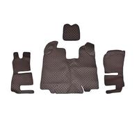 Tappetini in ecopelle nero/rosso per Scania R 2013-2016 - Sedile con sospensi...