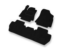 Mossa Tappetini auto in feltro compatibili con Peugeot Partner II (2008-2018) - tappeti auto - nero 1