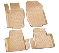 Recambo Tappetini in gomma 3D per Mercedes Classe ML W164 2005-2011 su misura con bordo Beige