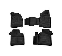 Tappetini in gomma 3D su misura per CHEVROLET/GMC Silverado/Sierra 1500 Crew Cab sedile avvolgente vano sottosella posteriore 2019-> pick-up USA 4 pez.