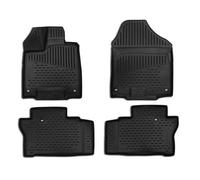 Tappetini in gomma 3D su misura per HONDA Pilot 2016-> 5 posti (USA) 4 pez.
