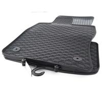 Tappetini in gomma adatti per VW Tiguan III (dal 2024), in gomma, inodore, 4 pezzi, nero, design moderno a nido d'ape