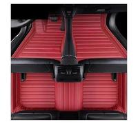 Tappetini in Gomma Antiscivolo Per Alfa Per Romeo Per Giulia 2015 2016 2017 2018 2019 2020 2021 Tappetino Per Auto In Pelle Artificiale Personalizzato Accessori(Wine Red 3 PCS)