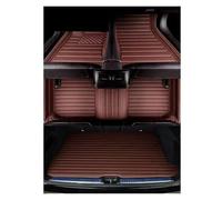 Tappetini in Gomma Antiscivolo Per Alfa Per Romeo Per Giulia 2015 2016 2017 2018 2019 2020 2021 Tappetino Per Auto In Pelle Artificiale Personalizzato Accessori(Coffee 4 PCS)