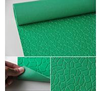 Tappetini in gomma antiscivolo per garage, spessore 3 mm, in PVC, multicolore, 1,2 m x 1,2 m x (0,8-15 m) (verde, 1,2 m x 1,2 m)