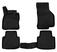Tappetini in gomma antiscivolo premium 3D personalizzati SKODA Superb, 2015->, 4 pez.