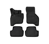 Tappetini in gomma antiscivolo premium 3D personalizzati VOLKSWAGEN eGolf, 2014 - >, 4 pez.