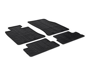 Tappetini in Gomma Compatibile con BMW New Mini One/Cooper/S/D R56 2006-2014 (Profilo T 4-Parti + Clip di Montaggio)