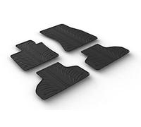 Tappetini in gomma compatibile con BMW X5 (F15) 2013-2018 (Profilo T 4-parti + clip di montaggio)