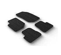 Tappetini in gomma compatibile con Citroën DS3 Crossback 2019- escl. Electric (Profilo T 4-parti + clip di montaggio)