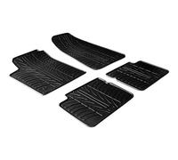 Tappetini in gomma compatibile con Fiat Bravo 2007- / Lancia Delta 2009- (Profilo T 4-parti)