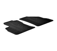 Tappetini in gomma compatibile con Fiat Doblo Cargo 3-porte 2010-2023 & Opel Combo Cargo 3-porte 2011-2018 (Profilo T 2-parti + clip di montaggio)