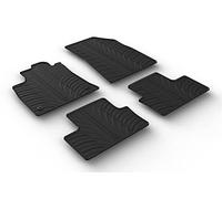 Gledring Tappetini in Gomma Compatibile con Renault Clio V HB 9/2019- (Profilo T 4-Parti + Clip di Montaggio)