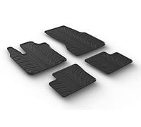 Gledring Tappetini in Gomma Compatibile con Smart ForFour 453 2014- (Profilo T 4-Parti + Clip di Montaggio)