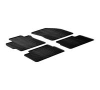 Tappetini in gomma compatibile con Toyota Auris 2007- (Profilo T 4-parti + clip di montaggio)