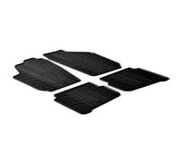 Tappetini in gomma compatibile con Volkswagen Polo 9N/9N2 2001-2009 & Seat Ibiza/Cordoba 6L 2002-2008 (Profilo T 4-parti)
