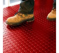 Tappetini in gomma con motivo a monete, tappeto antiscivolo per pavimenti in garage 0,6 m 9 m 1,2 m 1,5 m 1,8 m di larghezza, stuoie di parcheggio per l'industria della casa palestra zerbini