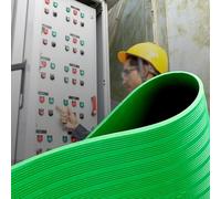 Tappetini in gomma di sicurezza elettrica, isolati per una protezione da 10 KV, essenziali per elettricisti in laboratori, fabbriche e officine