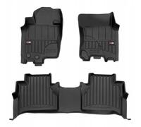 TAPPETINI IN GOMMA E ZERBINI PER NISSAN NAVARA 4 2014-2022 3D TROUGH