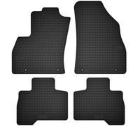 Tappetini in gomma Neri per Fiat Qubo 2008-2017 Set da 4 pezzi