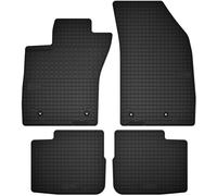 Tappetini in gomma Neri per Fiat Tipo II 2015 Set da 4 pezzi