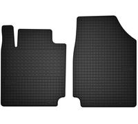 Tappetini in gomma Neri per Nissan Micra K12 2002-2010 Set da 2 pezzi