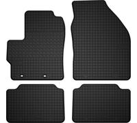 Tappetini in gomma Neri per Toyota Yaris IV Hybrid 2020 Set da 4 pezzi