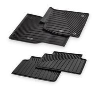 Tappetini In Gomma Originali Audi A6 E-Tron Neri Davanti + Dietro
