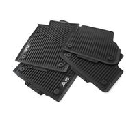 Tappetini in gomma originali per Audi A5 (tipo B9 F5) Sportback, anteriori e posteriori, per tutte le stagioni, set completo da 4 pezzi, colore nero