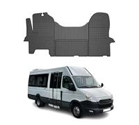 Tappetini in gomma per auto compatibili con Iveco Daily III 2006-2014 OMAC Adatta 3D Nero