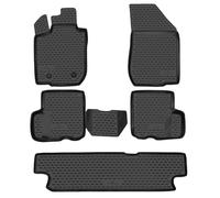 Tappetini in gomma per auto su misura XTR per Dacia Logan MCV (KS) 02/2007-Oggi, 7 posti