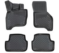 WALSER Tappetini in gomma per auto XTR su misura compatibile con VW eGolf 2014-2021, tappeti auto antiscivolo