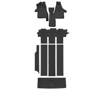 Tappetini in gomma per auto su misura XTR per VW Multivan T5 04/2003-08/2015, VW Multivan T6 04/2015-2019