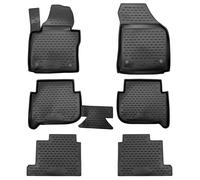 Tappetini in gomma per auto su misura XTR per VW Touran I, II, 7 posti, 2003 - 2015