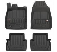 Tappetini in gomma per Ford Fiesta Mk7 2008-2012 con scanalatura 3D