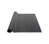 Tappetini in gomma per garage - Heavy Duty Diamond Plate Pattern Battistrada rotolo - 0,9 m x 10 m (3ft x 32.8ft) per uso industriale