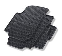 Tappetini in gomma per Seat Mii Hatchback (2011-2018) nero 4p tappeti gomma