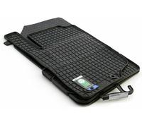 Tappetini in gomma tappetini auto PEUGEOT 207/SW/CC, 4 pezzi, nero