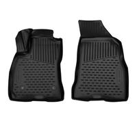 Element tappetini in gomma 3D premium su misura adatti per FIAT Doblo, Mk 2 (II), 2010->, Monovolume, 2 pezzi.