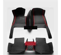 Tappetini in gomma resistente Tappetini Auto Per BMW Per M3 Per E30 1986~1991 5 Posti Coupé Tappetini In Pelle Copertura Completa Protezione Tappeti Fango Accessori Interni(Nero rosso)