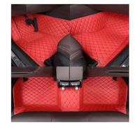 Tappetini in gomma resistente Tappetini Auto Personalizzati Per Opel Per Corsa D 2006-2014 Tutti I Modelli Tappeti Auto Tappeti Passerelle Accessori Interni Parti Lo Stile(Red black)